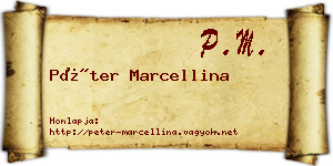 Péter Marcellina névjegykártya
